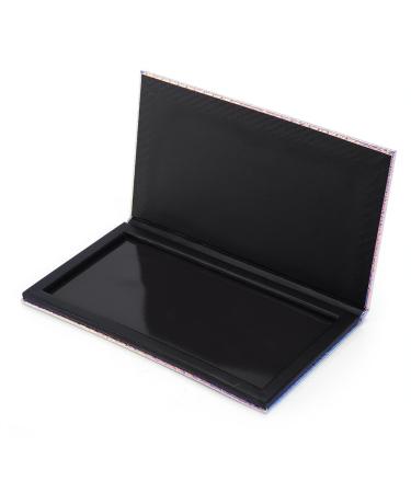 Magnetic Make-Up Palette with Mirror | Empty Storage Box & 20 Metal Stickers - Holographic Mermaid Style - Buy Online on GoSupps.com