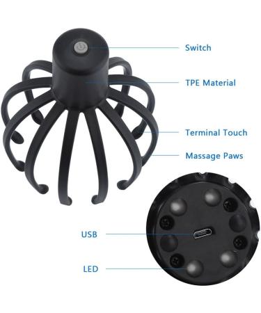 Reapyyt Electric Octopus Claw Scalp Massager | Stress Relief & Therapeutic Head Scratch Relief | International Shipping Available - Buy Online on GoSupps.com