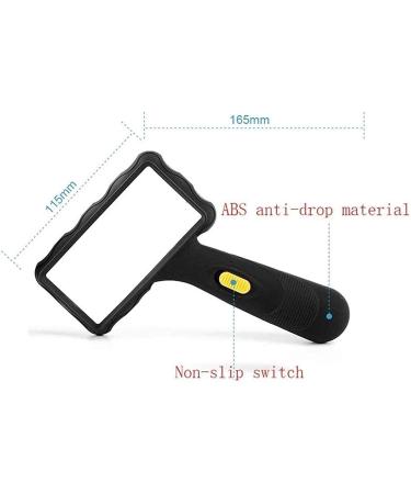 Professional Hd Oversized Led Handheld Magnifier with Light 10X Lens Oversized Reading Magnifier for Reading Books Newspapers Maps Coins s and Crafts Full of Stars - Buy Online on GoSupps.com