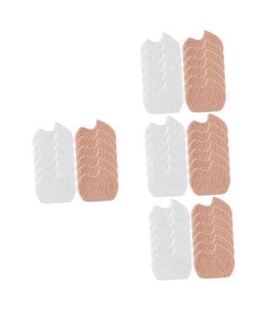 FOMIYES Felt Forefoot Cushion 24 Pairs Forefoot Pad Feet Pads for Heels Womens Shoes Arch Support Insoles Forefoot Wear-Resist Pad Ladies Pumps Forefeet Pads Miss Wool Felt Pad Heels