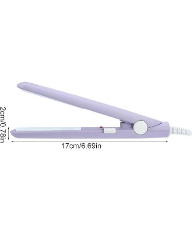 2 in 1 Tourmaline Ceramic Mini Hair Straightener/Curler - Smart Constant Temperature - Purple | For Home or Salon - Buy Online on GoSupps.com