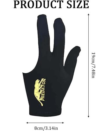 Jtkrew 6 Piece Billiard Gloves - Unisex 3 Fingers Stretchy Snooker Cue Gloves for Billiards - Buy Online on GoSupps.com