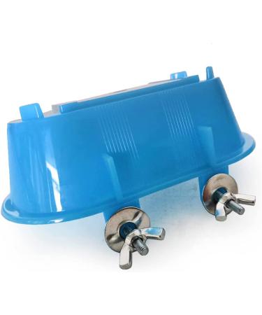 Portable Bird Bath with Mirror for Small Parakeet Cage - Large Parrot Fountain Accessories for Lovebird, Finch, Budgie, Canary - Buy Online on GoSupps.com