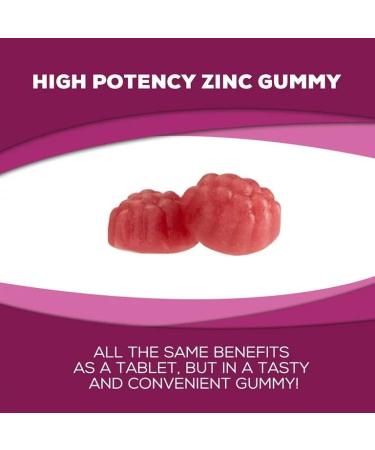 Nature's Nutrition Zinc Gummies 50mg - 60 Gummies for Kids and Adults | Immune Support - Buy Online on GoSupps.com