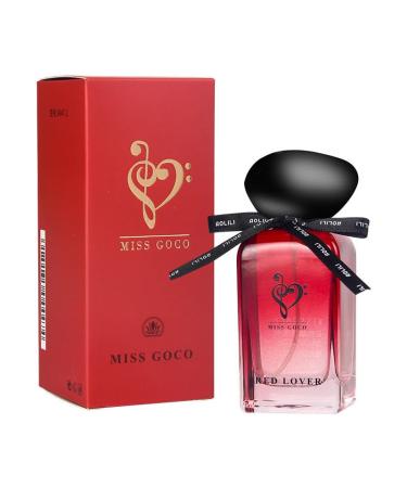 Eau de Toilette for Women Red Beloved Flame Eau de Toilette for Women Rose Peony Lasting Eau de Toilette 1.7 oz