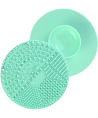 Angoily Brush Cleaning Tool Portable Washing Tool Scrubber Make up Kit Makeup Sponge Cleaners Makeup Cleaning Mat for Cleaning Accessories Round Detergent Sucker Cleaning Pad - Buy Online on GoSupps.com