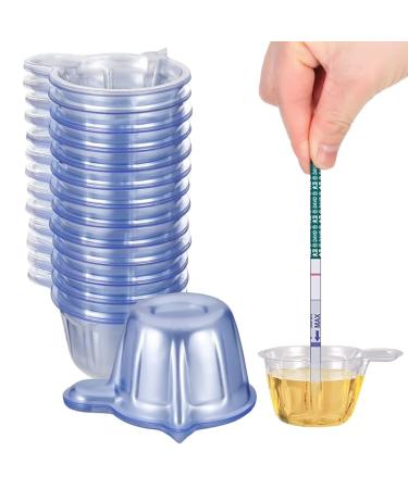 Pinenuts Disposable Urine Cups 60 Pcs Plastic Urine Collection Cups 50 ML Urine Specimen Cups for Pregnancy Ovulation Test 50ml