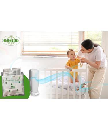 Buy Green Piece All-Natural Baby Diaper Pail Deodorizer - Activated Charcoal Air Purifier for Diaper Pails Shoe Closets & Trash Cans | Pack of 13 - International Shipping Available - Buy Online on GoSupps.com