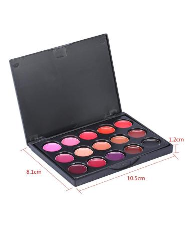 15 Colors Lip Gloss Palette - Professional Makeup Set & Personal Use | Camouflage Lipstick Case - Buy Online on GoSupps.com