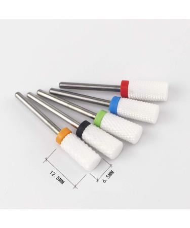Natury Nails Ceramic Milling Cutter | Best Nail Drill for Manicure Pedicure & Acrylic Gel Nails - Super Grit Black Ceramic Tool - Buy Online on GoSupps.com