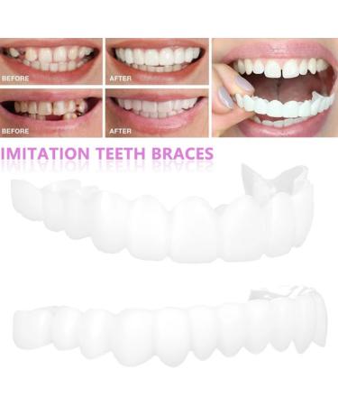 2 Pairs of Cosmetic Veneers - Artificial Teeth for Provisional Dentures | Fake Teeth for Men & Women - International Shipping Available - Buy Online on GoSupps.com