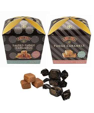 Gardiners of Scotland, Baileys Flavored Fudge Caramels Set (2 x 7oz Cartons)