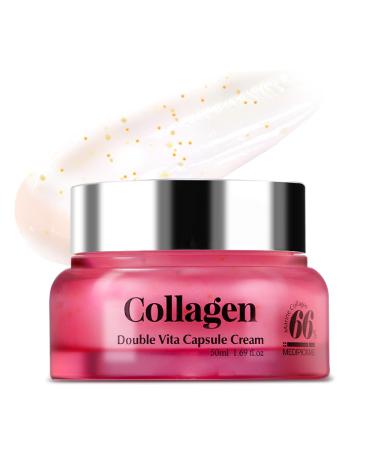 Collagen Jelly Cream Korean Skin Care Korean Moisturizer Korean Collagen Cream Moisturizing Lifting Face Moisturizer With Collagen Made Of Vitamin 1.69 Oz