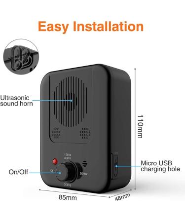 Anti-Bark Device for Dogs - 3 Modes 33ft Rechargeable Ultrasound Training - Effective Bark Stopper for Small & Large Dogs - Buy Online on GoSupps.com