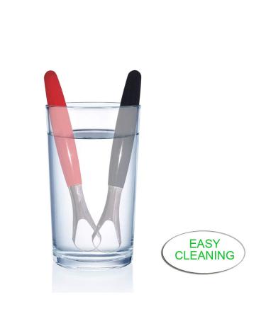 Stainless Steel Tongue Scraper Set for Fresh Breath and Better Dental Hygiene - Buy Online on GoSupps.com