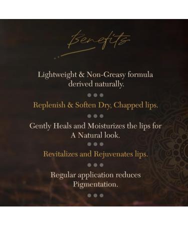 Kaumudi Handmade & Natural 3 in 1 Lip Balm (Cheek Tint & Eye Shadow) with Blend of Rose Damascena & Saffron Essential Oil (Brownie Lip) - Buy Online on GoSupps.com