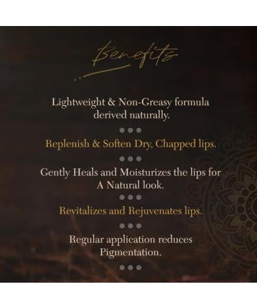 Kaumudi Handmade & Natural Lip Balm for Women & Men with Rose Damascena & Saffron Essential Oil (Glow Lip) - Buy Online on GoSupps.com