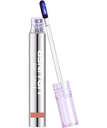 Lip Liner PeelOff Lipstick Matte PeelOff Makeup Lip Gloss Smearresistant Beauty Lipstick for Birthday Christmas Daily Use Travel Work Dating Party Work Travel Daily 2 - Buy Online on GoSupps.com