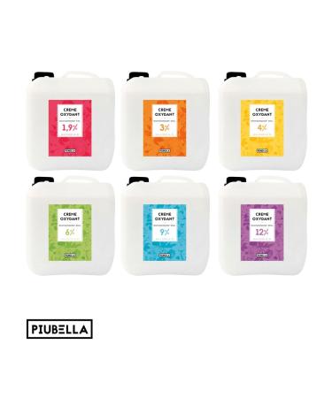 Piubella Cream Oxidant 9% 5000ml | Professional Hair Coloring & Toning | Perfect Color Development & Optimal Adhesion - Buy Online on GoSupps.com