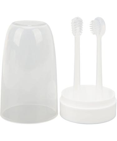 Baby Tongue Cleaner & Toothbrush - Silicone Baby Toothbrush Set with Storage Box (54x54x103mm) for Infants & Toddlers - International Shipping Available - Buy Online on GoSupps.com