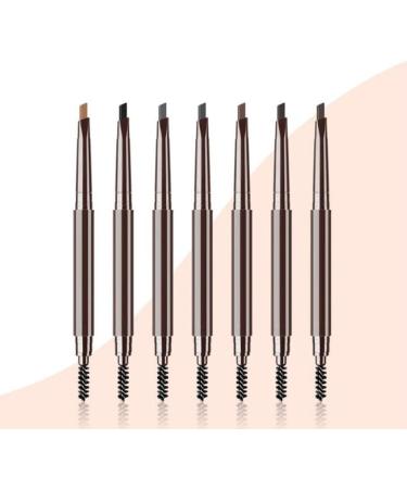Maedack Eyebrow Pen - 1PCS Makeup Double Head Automatic Eyebrow Pencil Natural Waterproof Lasting Eyebrow Pen with Eyebrow Brush brown - Buy Online on GoSupps.com