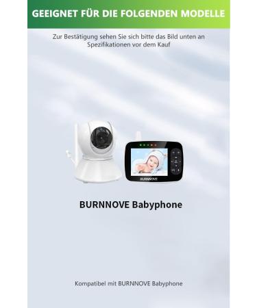 5V Baby Monitor Charger - Bouge Power Supply for BURNNOVE Camera | White Replacement Cable - Fast Global Shipping - Buy Online on GoSupps.com