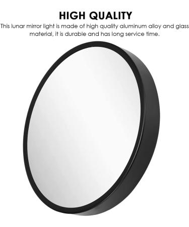 HTNDAYHE Magic Moon Mirror - Illuminated Lunar Makeup Mirror with 3 Brightness Lights - Buy Online on GoSupps.com