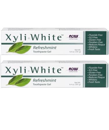 Now Foods: Xyliwhite Refreshmint Toothpaste Gel 6.4 oz 2 Pack