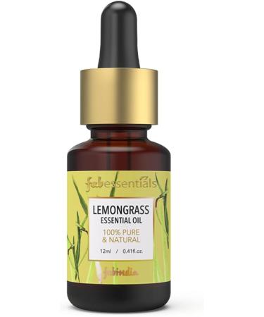 Lemongrass Essential Oil 12ml | 100% Pure & Natural | Stress Relief & Home Fragrance | Invigorating Aromatherapy Oil for Humidifiers - Buy Online on GoSupps.com