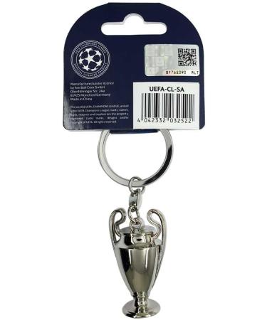 Buy UEFA Cup Replica 3D Keyring - Silver UEFA Champions League Souvenir - Buy Online on GoSupps.com