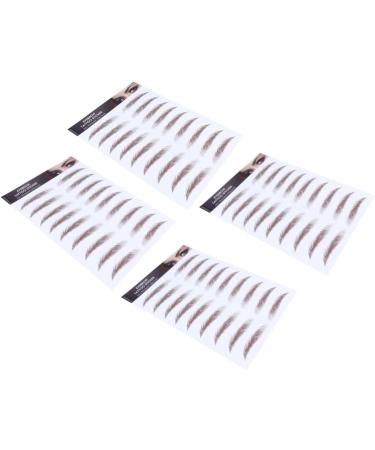 FOMIYES 16 Pcs Eyebrow Stickers Waterproof Stickers Eyebrows Makeup Tools Eyebrow Stencils Mold 6d Hair - Buy Online on GoSupps.com