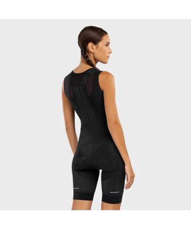 SIROKO Women's Cycling Bib Shorts - Kaufmann Style Size M Black | Premium Quality for Comfortable Rides - Buy Online on GoSupps.com