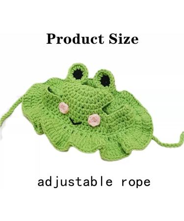 Zhouocea 1 PCS Cat Hat Cute Frog Shape Pet Cap Halloween Cat Kitten Halloween Costumes Cat Birthday Hat for Christmas Birthday - Buy Online on GoSupps.com