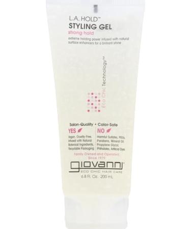 Giovanni Styling Gel L.A. Natural 6.8 Fl Oz