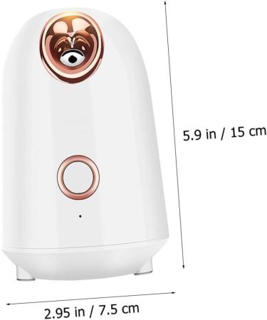 DRESSOOS Water Replenishing Instrument Steamer Mini Face Steamer Face Spa Device Mist Humidifier White Abs - Buy Online on GoSupps.com