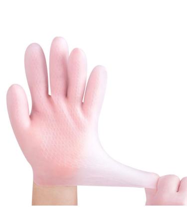 Beavorty 1pair Moisturizing Gloves Hydrating Socks Foot Moisturizing Socks Silicone Mitts Gloves Socks Cuticles Socks Gloves Heal Gloves Moisturizing Repairing Gloves Sebs Cosmetic 21.5x13cm