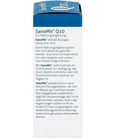 Buy Sanomit Q10 Liquid 30 ml - Premium Quality Fast International Shipping - Buy Online on GoSupps.com