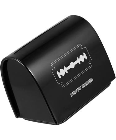 FOMIYES Razor Blade Recycling Box - 3 Pack Dispenser for Safe Razor Disposal | Durable Black Case (6.5x6cm) - Eco-Friendly Solution - Buy Online on GoSupps.com