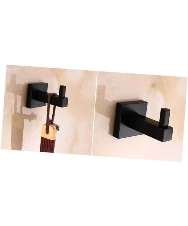 Alipis Towel Hooks Matte Black Coat Hooks for Wall Towel Hanger Hook up Thicken Hook Rack - Buy Online on GoSupps.com