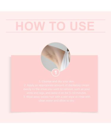  Generisch Pack of 2 gentle hair removal creams contains natural ingredients gentle formula does not irritate the skin suitable for the body legs underarms and bikini area - Buy Online on GoSupps.com