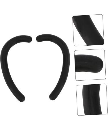Buy Healeeved 20 Pair Anti-Snag Silicone Earring Protectors Soft Ear Bruise Relief Glasses Ear Pads & Earmol Hooks (1 Pack) - Black - Buy Online on GoSupps.com