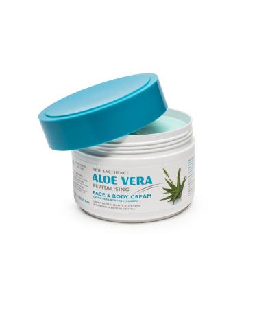 Aloe Excellence - 100% Natural Aloe Vera Revitalizing Face & Body Cream | Daily Moisture & Regeneration | Made in Canary Islands | 300ml - Buy Online on GoSupps.com