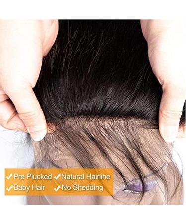 Lace Closure 4X4 Brazilian Virgin Human Hair Body Wave Closure Free Part 100% Unprocessed Human Hair 4x4 Lace Closure Natural Black Color Wet And Wavy Hair Closure 12 inch - Buy Online on GoSupps.com