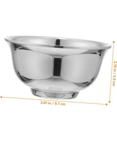 Frcolor Stainless Steel Shaving Soak Soap Bowl Set - Travel-Friendly Foam Soap Container for Men - Salon Gadgets & Hair Cream Cup - Buy Online on GoSupps.com