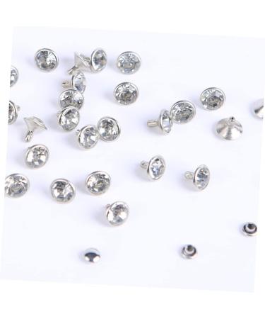 TEHAUX 200 Sets Leather Crafts Diamond-Studded Bag Luggage Making of Clothes Accessories Clothing Garment 0.8X0.8X1CM As Shown - Buy Online on GoSupps.com