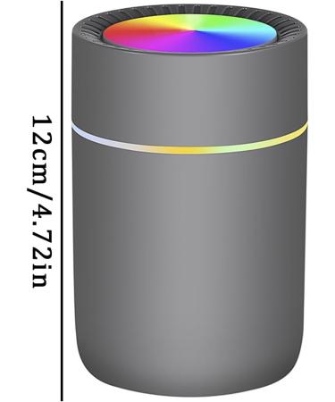 Portable Mini Humidifier with Colorful Night Light - USB Desktop Air Humidifier for Bedroom and Car - Essential Oil Diffuser and Aroma Mist Maker - White - Buy Online on GoSupps.com