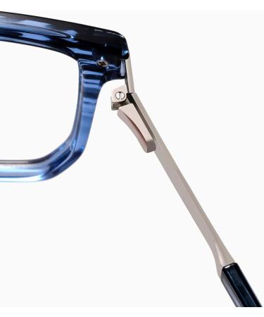 LIGOES TR90 Glasses Frame for Men & Women | Anti Blue Light Eyewear | Matte Black Flattop Square Eyeglasses - Buy Online on GoSupps.com