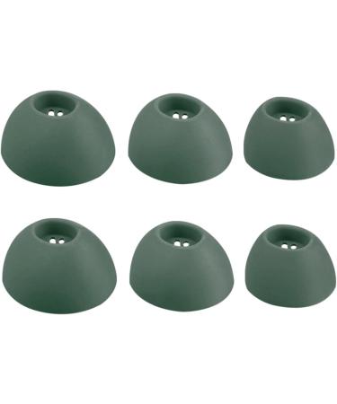 3Sets Silicone Earbud Tips Earplugs for Buds 2 in Ear Headphones Eartips Sound Isolation Dark Green - Buy Online on GoSupps.com