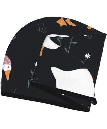 Microfiber Hair Drying Cap - Fast Drying Soft & Absorbent Towel Wrap for Curly Long & Thick Hair | Fashionable Goose Hair Towel with Button - Buy Online on GoSupps.com