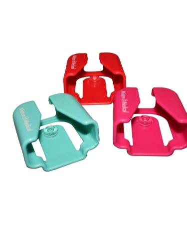 Set of Three Mitten Stethoscope Holders with Scrub-Lock in Assorted Colors - Buy Online on GoSupps.com